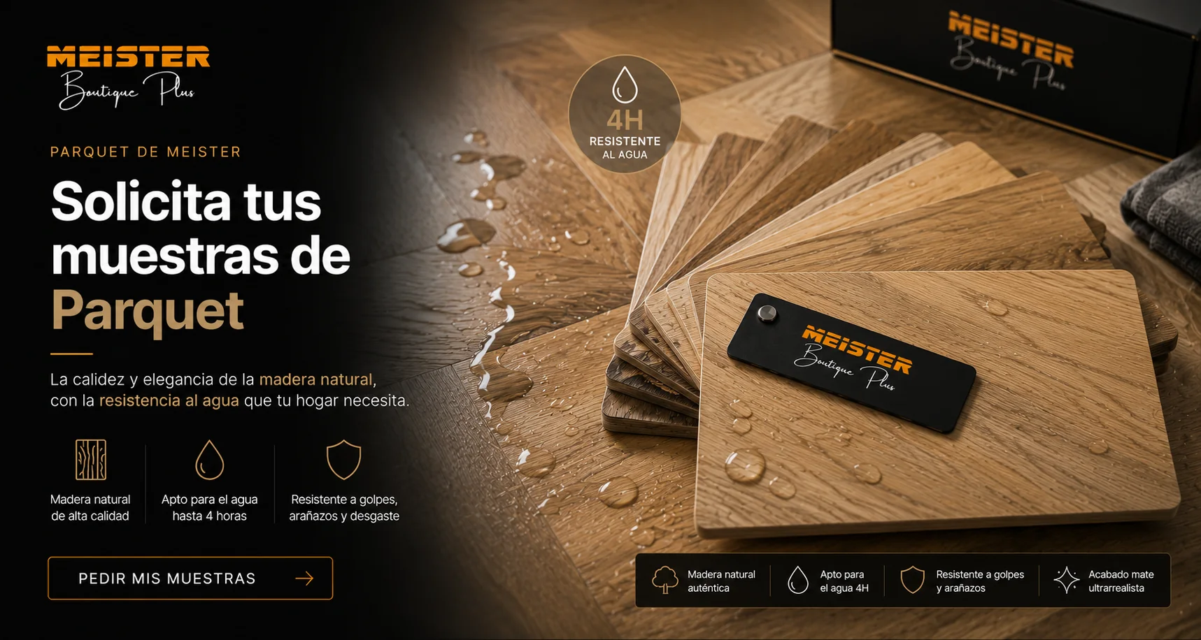 Solicita muestras de parquet MEISTER